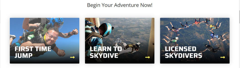 First skydiving