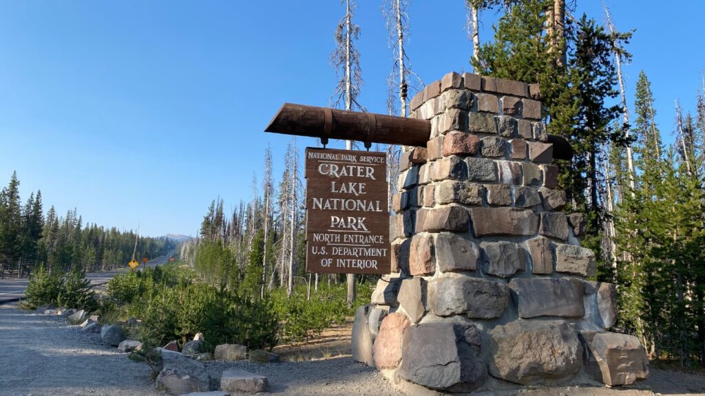 Entrance of Crater Lake