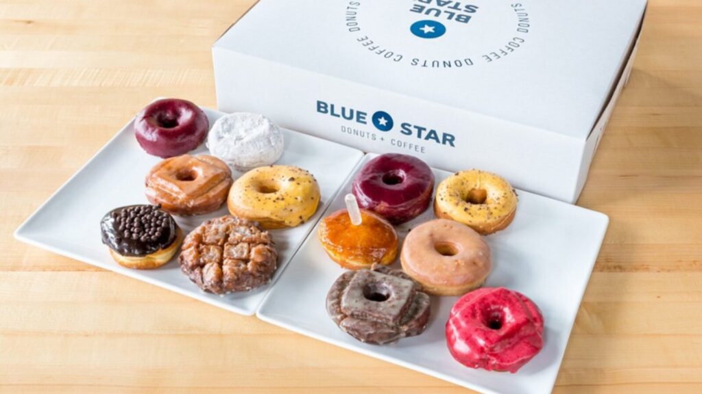 Blue star donuts and coffee