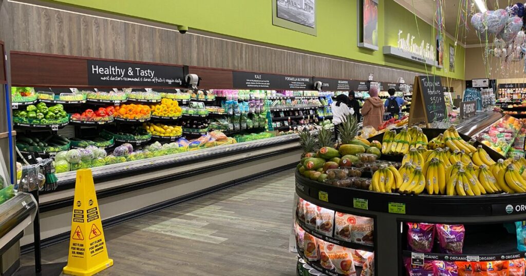 Safewayの店内