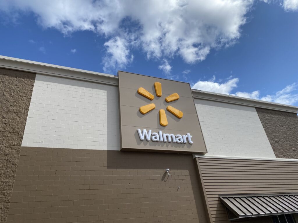 Walmartの入り口