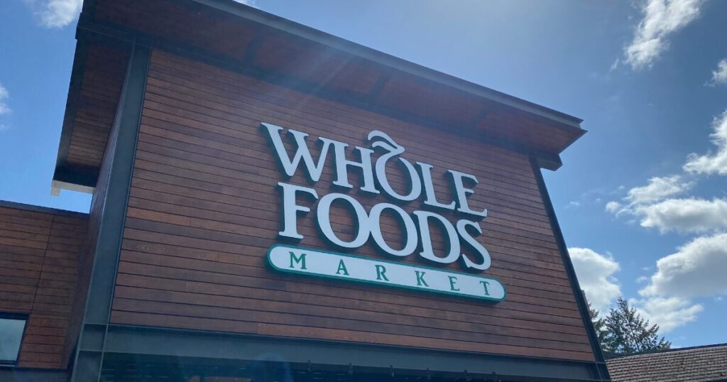 Whole foodsの入り口