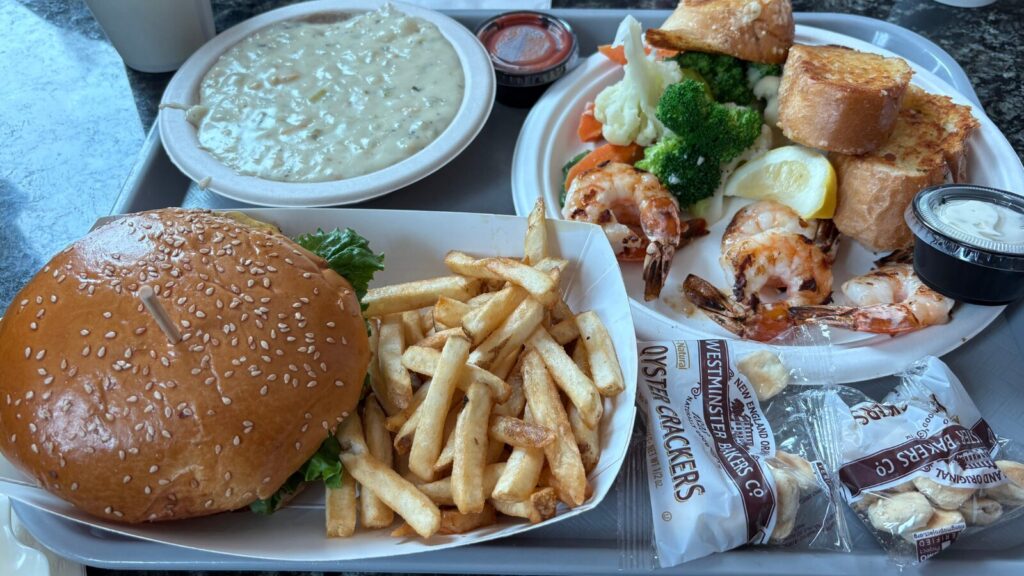 Clam Chowder in Sea fresh Channel Islands restaurant