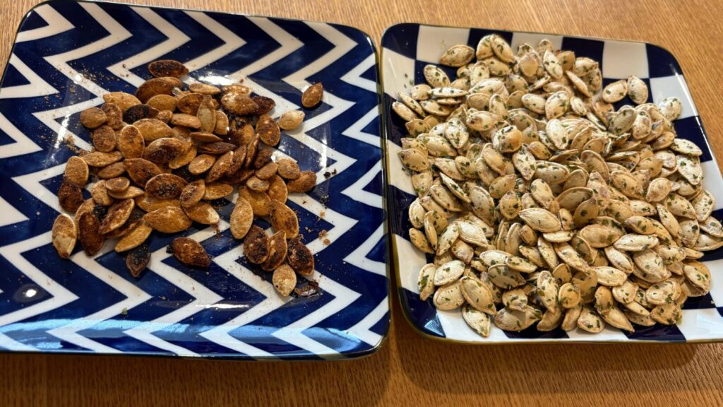 Roasted pumpkin seeds