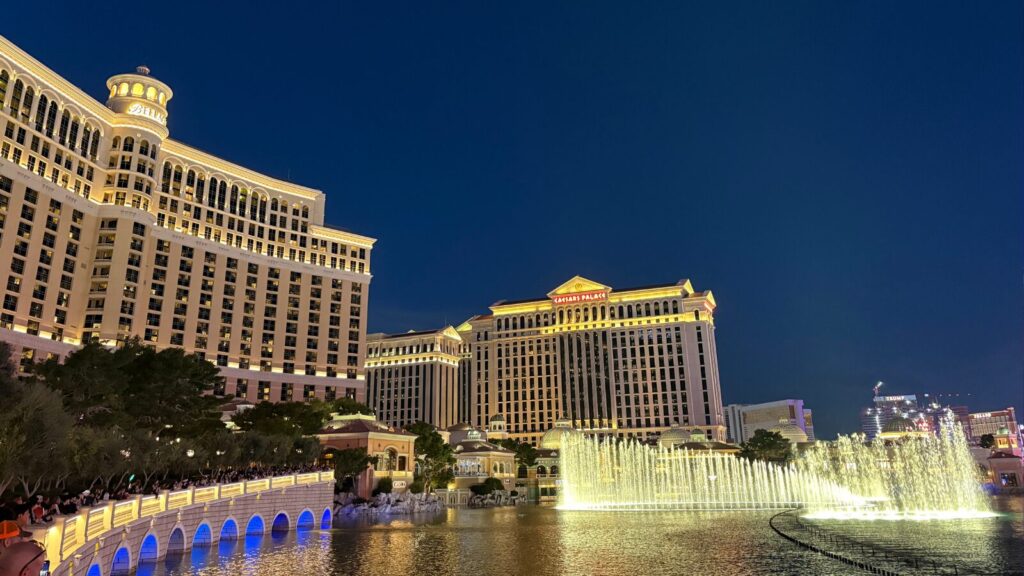 Bellagioの噴水ショー