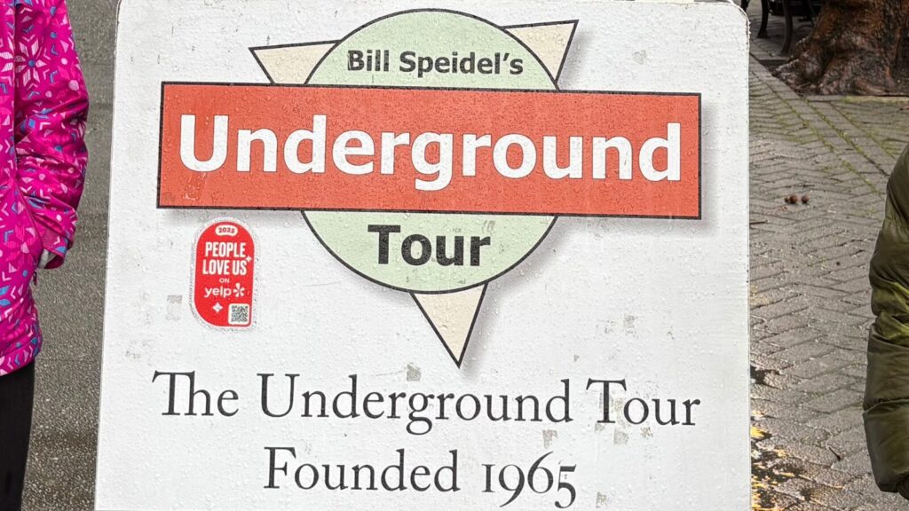 Bill Speidel's underground tour