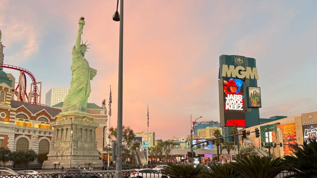 Las Vegasの街並み