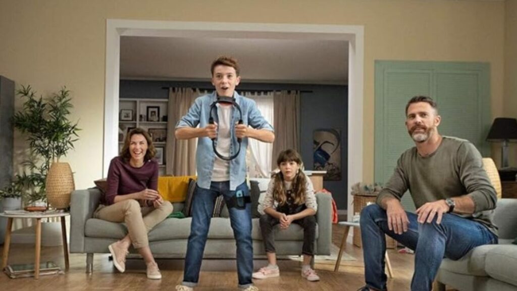 Ring Fit Adventureで体を鍛える我が子